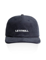 LETITROLL manšestrová kšiltovka s výšivkou Patrol Blue
