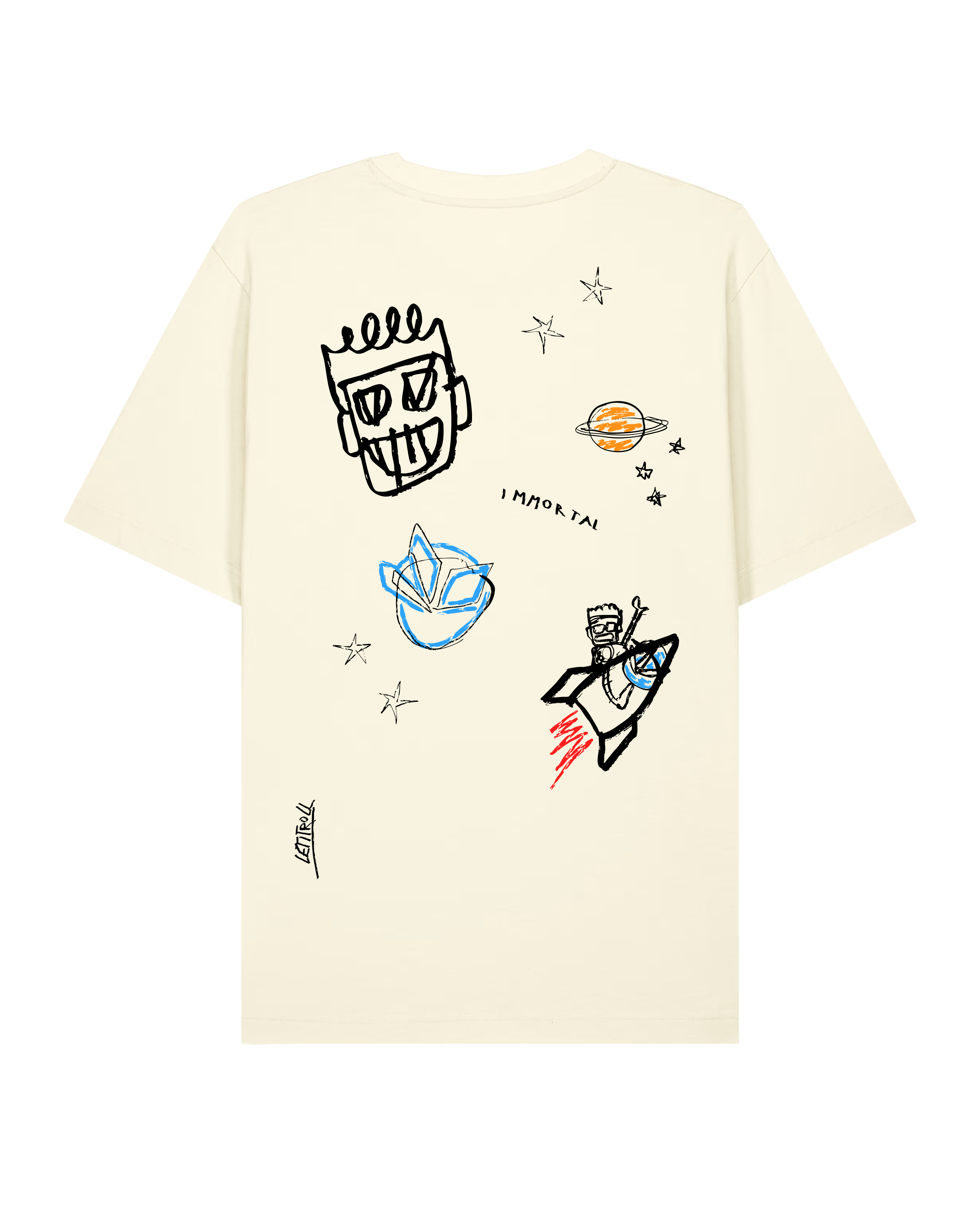 LETITROLL T-SHIRT ARTWORK by DODÁČ TATTOO ART CREAM