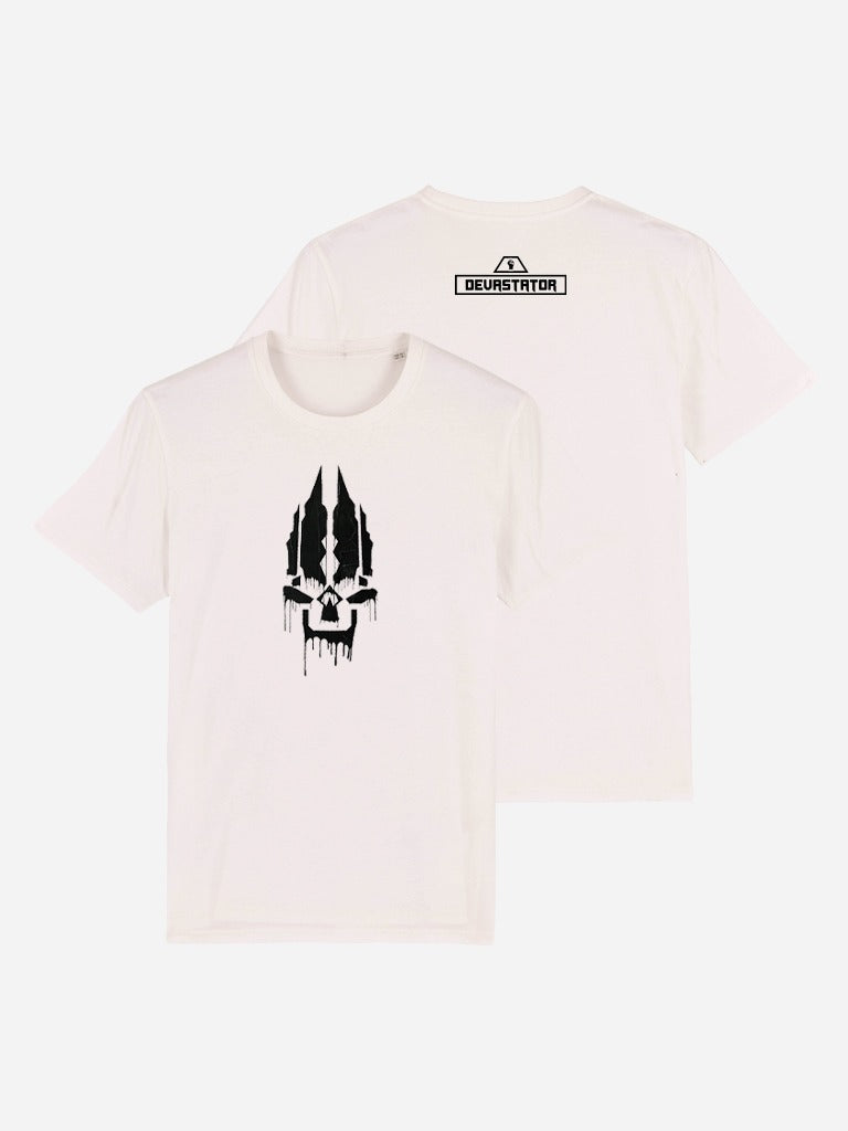 DEVASTATOR KING UNISEX WHIITE T-SHIRT