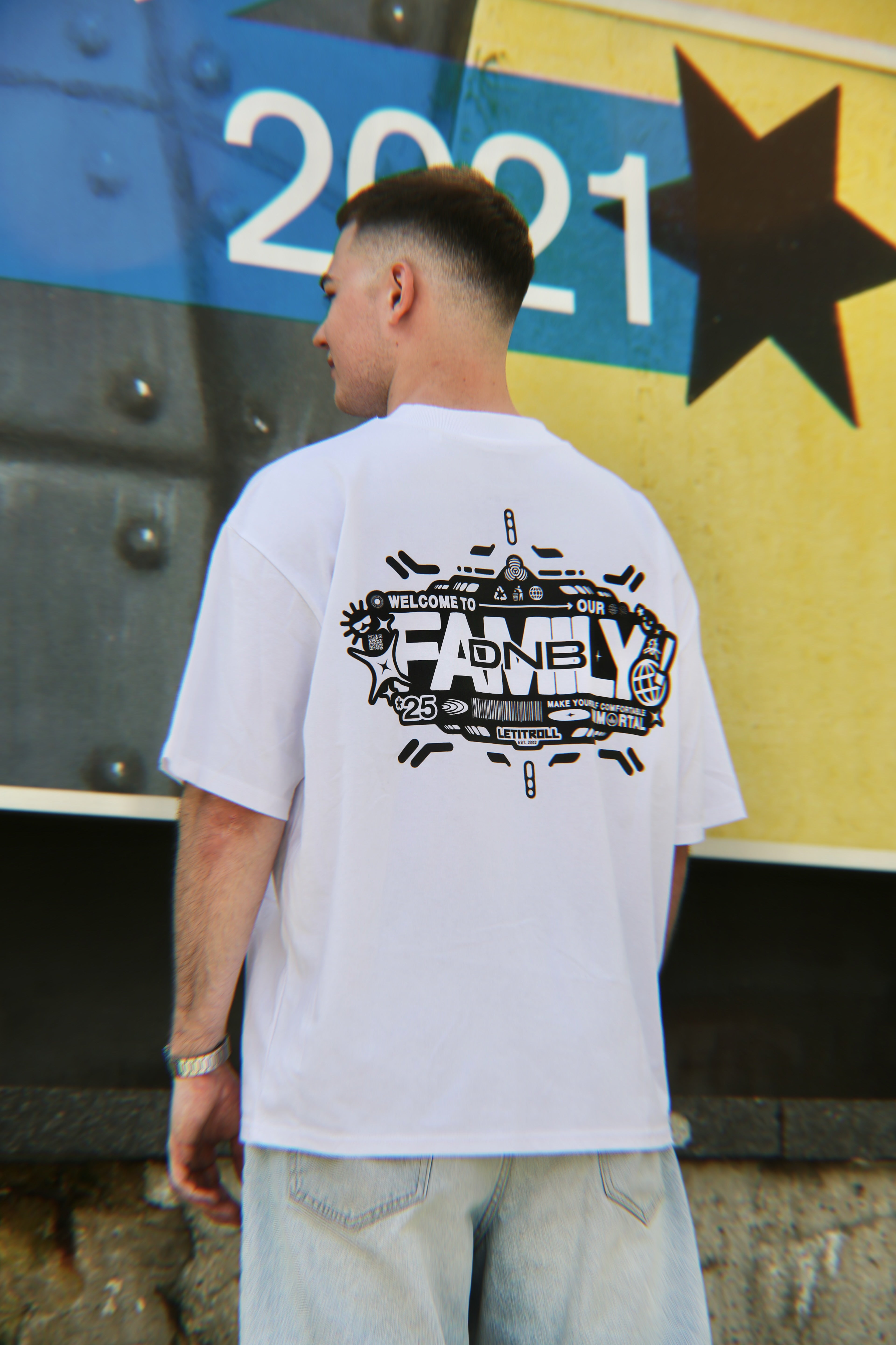 LETITROLL Triko DNB Family Black