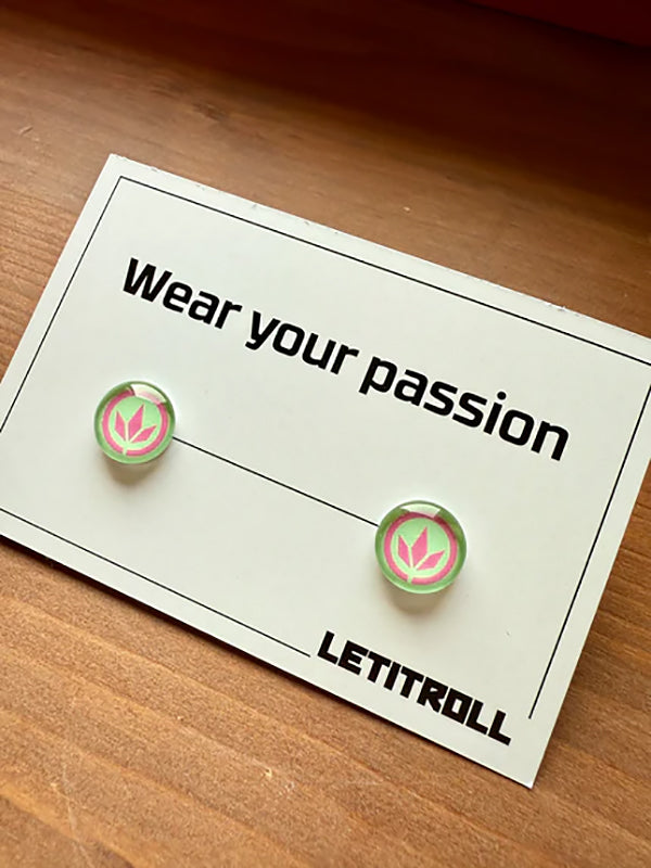 LETITROLL EARRINGS BLUE