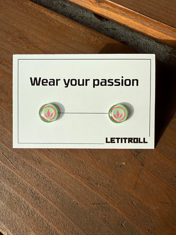 LETITROLL EARRINGS BLUE