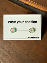 LETITROLL EARRINGS BLUE