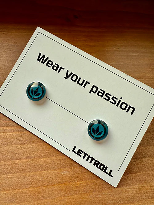 LETITROLL EARRINGS BLUE