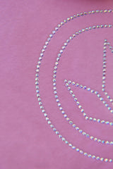 LETITROLL Dámská Mikina Diamonds Pink