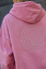 LETITROLL Dámská Mikina Diamonds Pink
