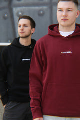 LETITROLL Mikina Minimalist Burgundy II