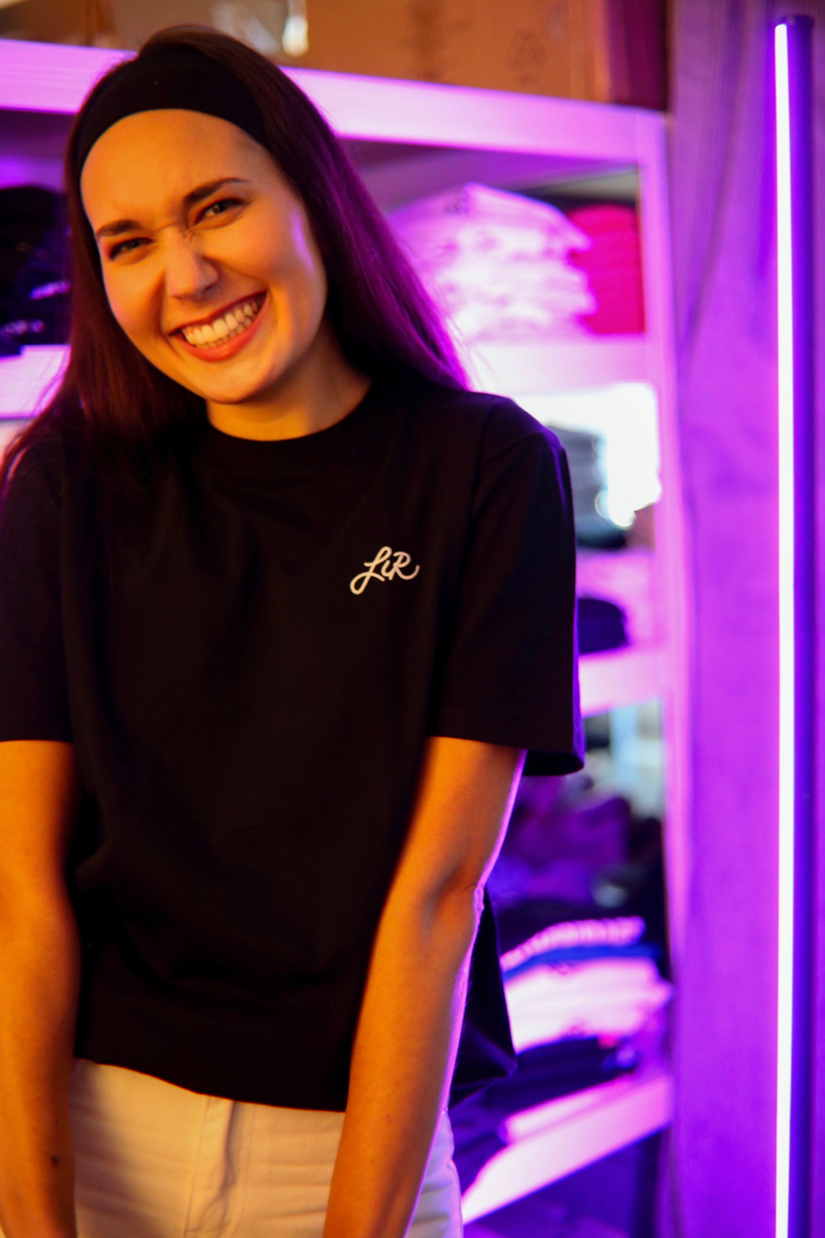 LETITROLL Triko Minimal "LIR" Black