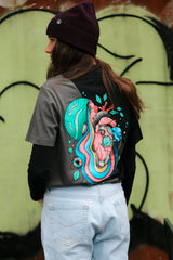 LETITROLL × Ultravagant Upcycle Triko Heart of DNB