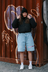 LETITROLL × Ultravagant Upcycle Denim Shorts 04
