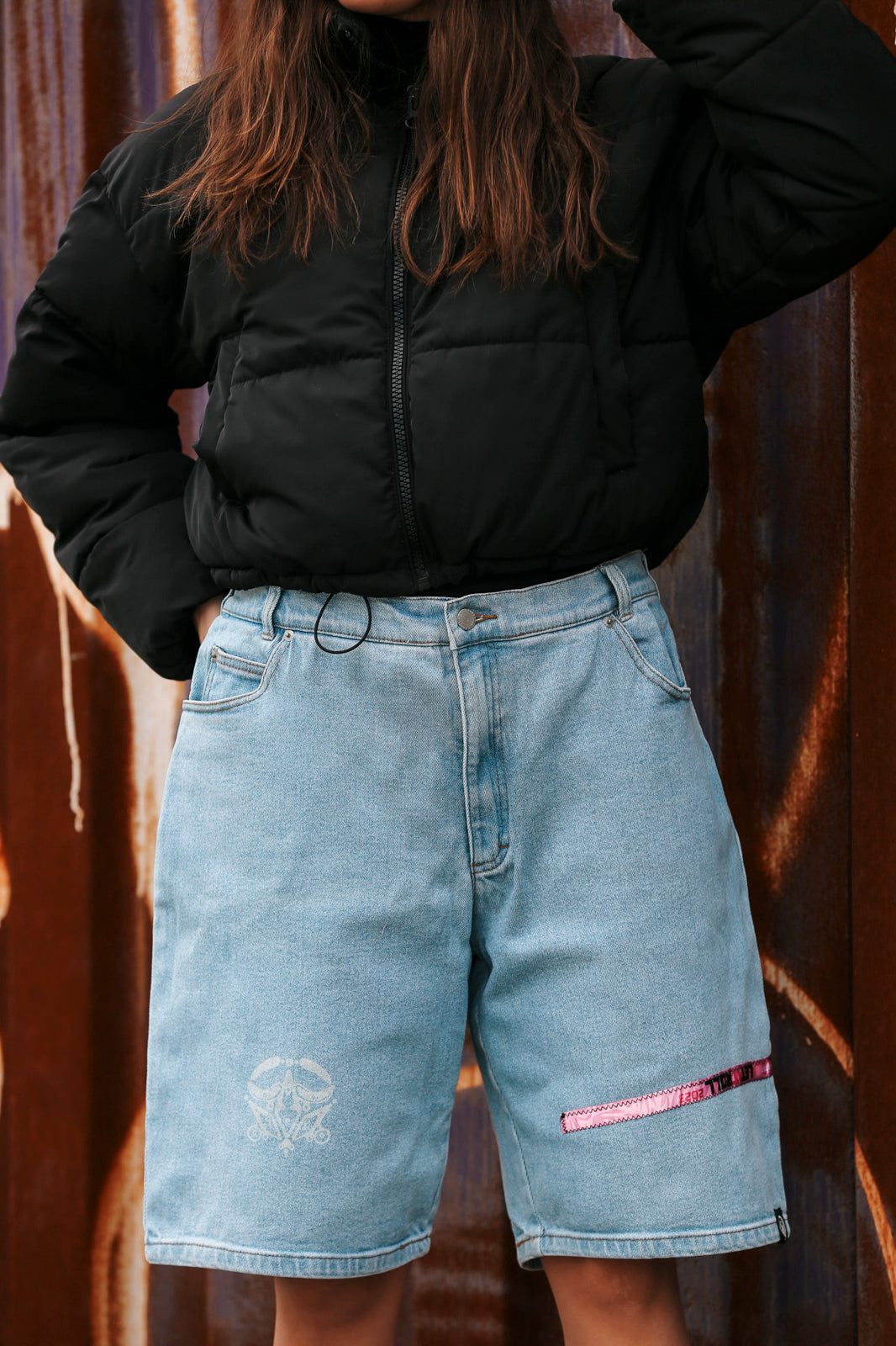 LETITROLL × Ultravagant Upcycle Denim Shorts 04
