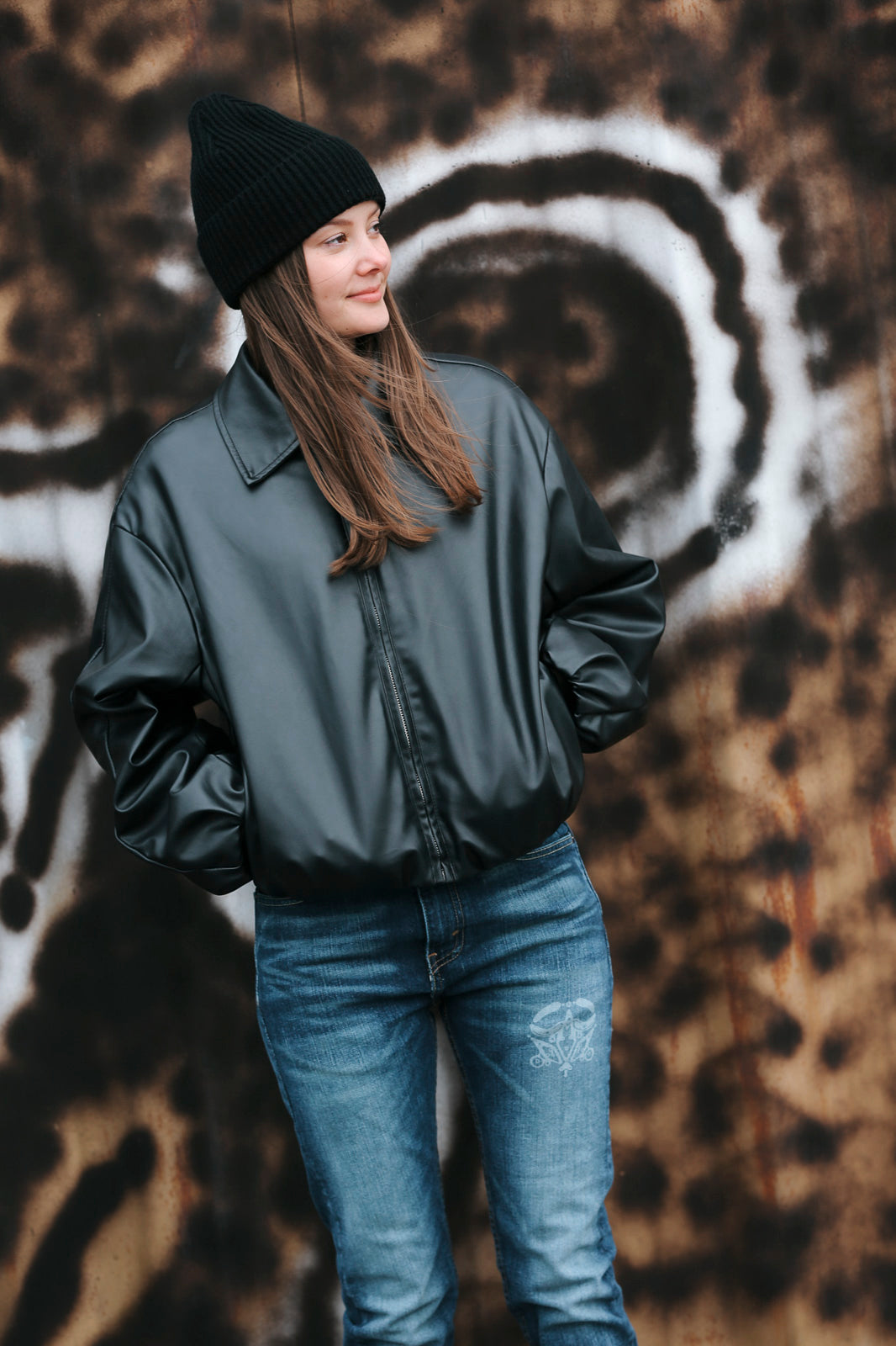 LETITROLL × Ultravagant Upcycle Džíny Dark Blue / Levis 510