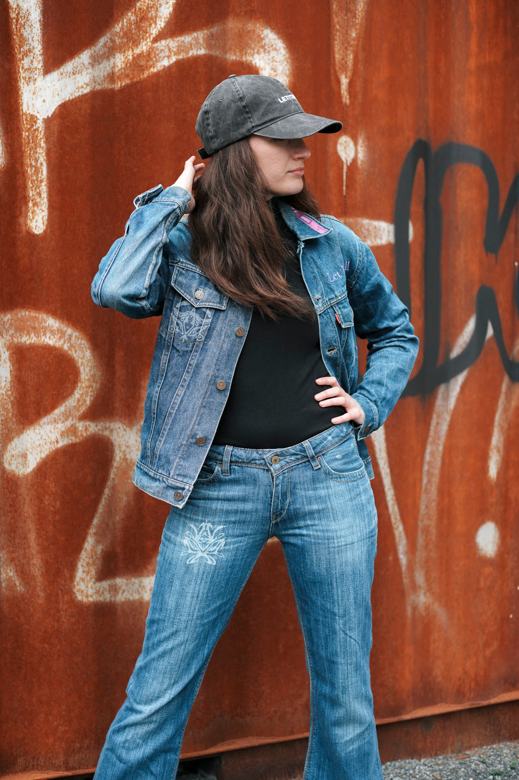 LETITROLL × Ultravagant Upcycle Džíny Levis 572 Boot Cut