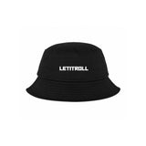 LETITROLL BUCKET HAT BLACK