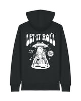 LETITROLL HOODIE INTO SPACE BLACK Zip sweatshirt