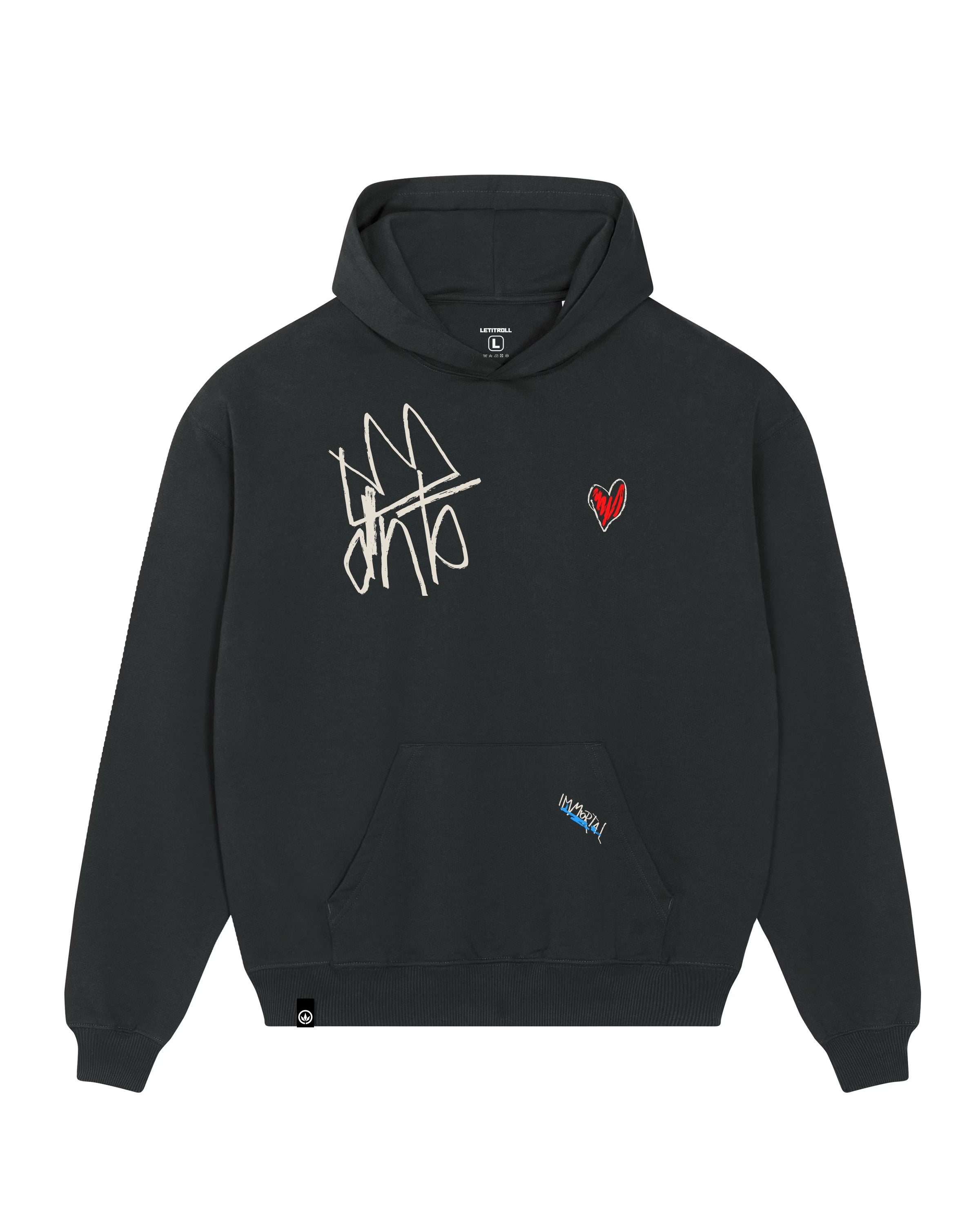 LETITROLL MIKINA ART WORK BY WILD LINES TATTOO Hoodie