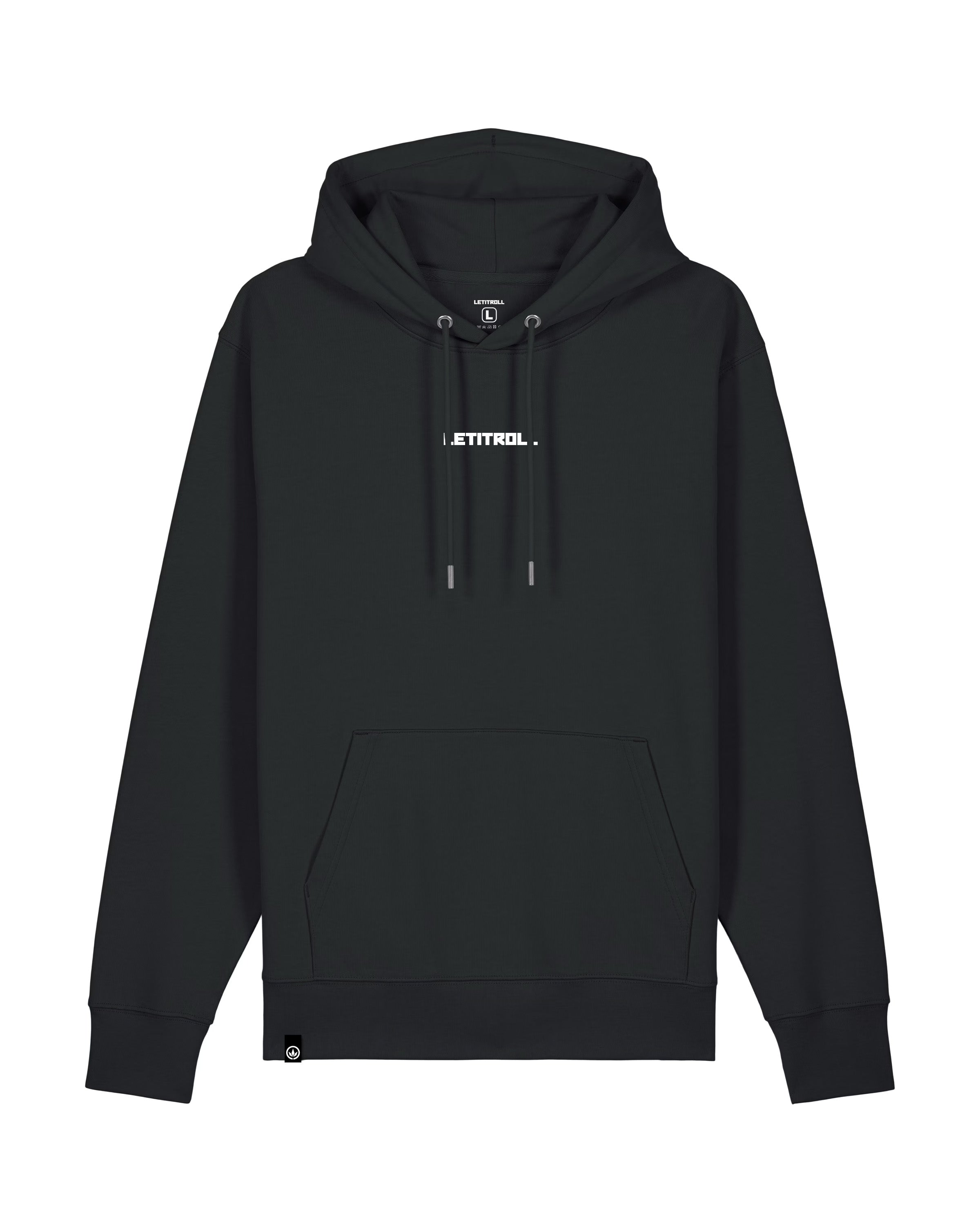 LETITROLL HOODIE BASIC COLLECTION BLACK