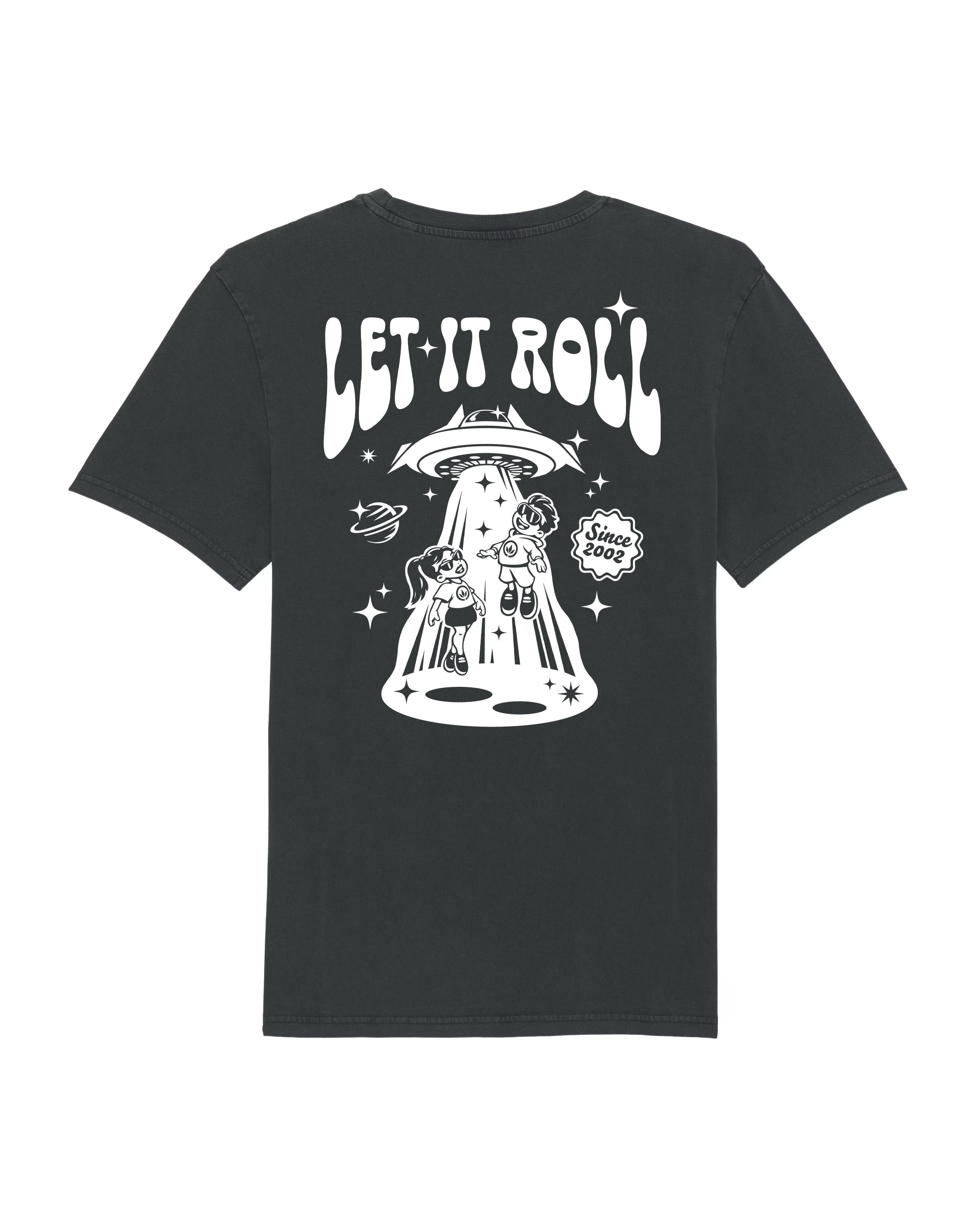 LETITROLL T-SHIRT INTO SPACE BLACK