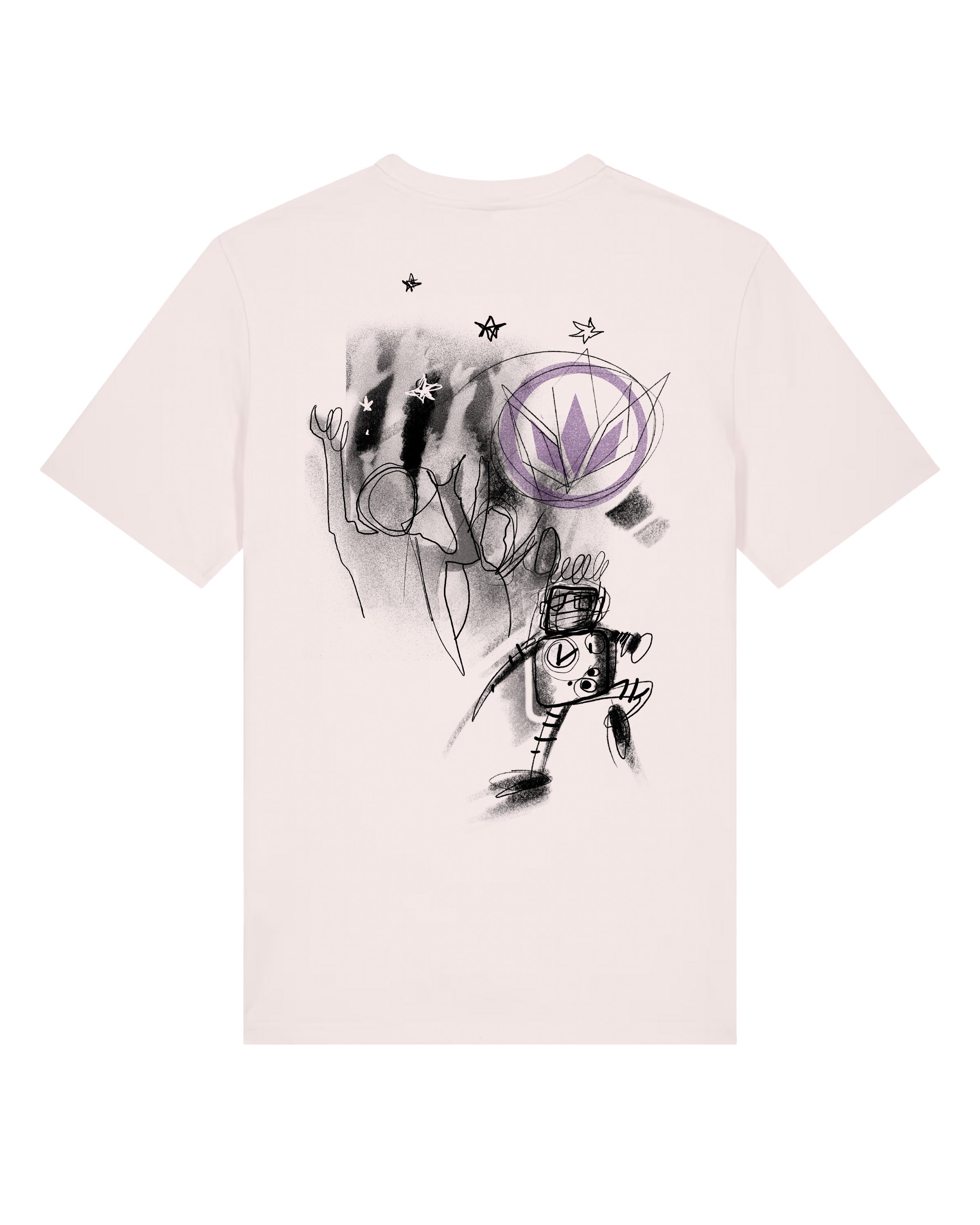 LETITROLL T-SHIRT CONNECTION by DODÁČ TATTOO ART OFF WHITE