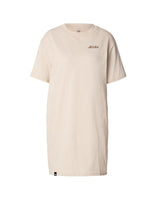 LETITROLL EMBROIDERED DAY DRESS BEIGE