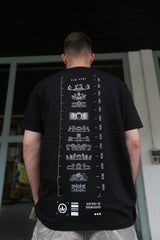 LETITROLL triko History of LIR Stages Black / NILCOTT® Recycled T-shirt