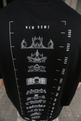 LETITROLL triko History of LIR Stages Black / NILCOTT® Recycled T-shirt
