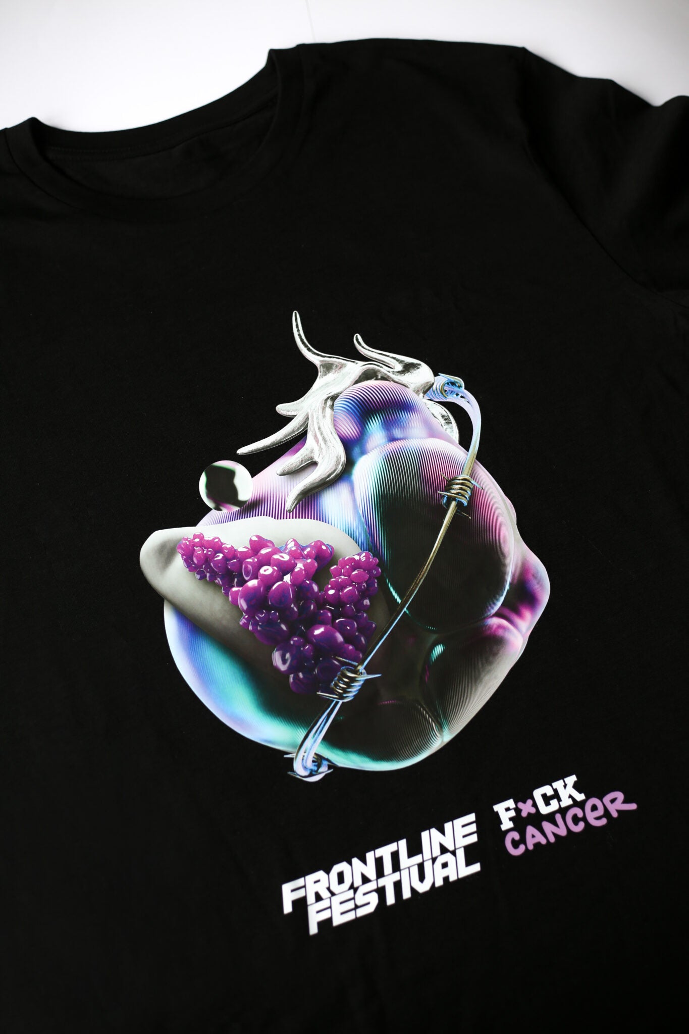 T-shirt FRONTLINE FESTIVAL &amp; FxCK CANCER Limited Edition