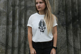DEVASTATOR KING UNISEX WHIITE T-SHIRT