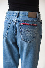 Denim Kalhoty LETITROLL x Ultravagant / č.77 / Tommy Hilfiger upcycle