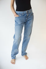 Denim Kalhoty LETITROLL x Ultravagant / č.76 / Levis upcycle
