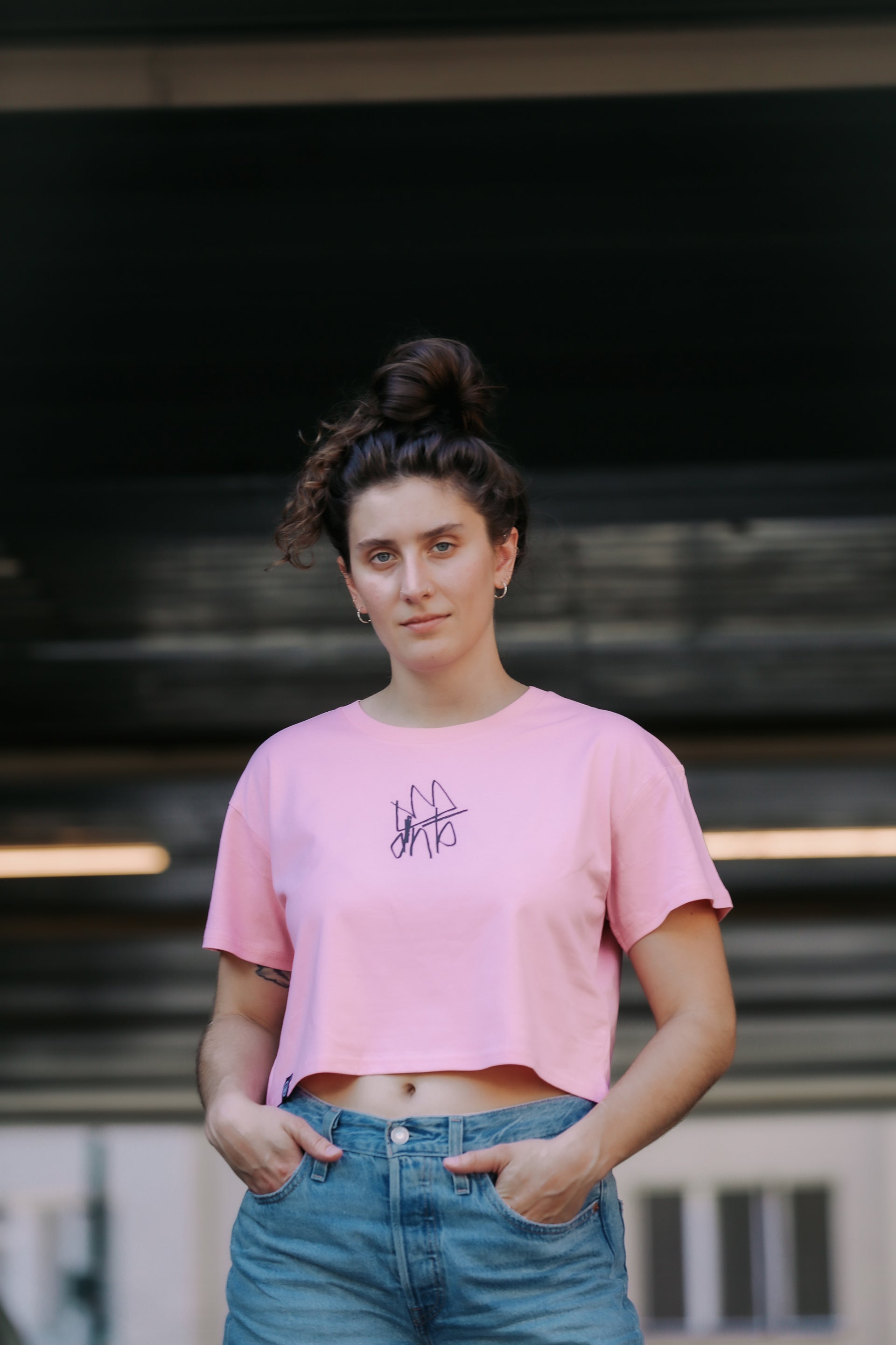 LETITROLL CROP TOP DNB QUEEN PINK