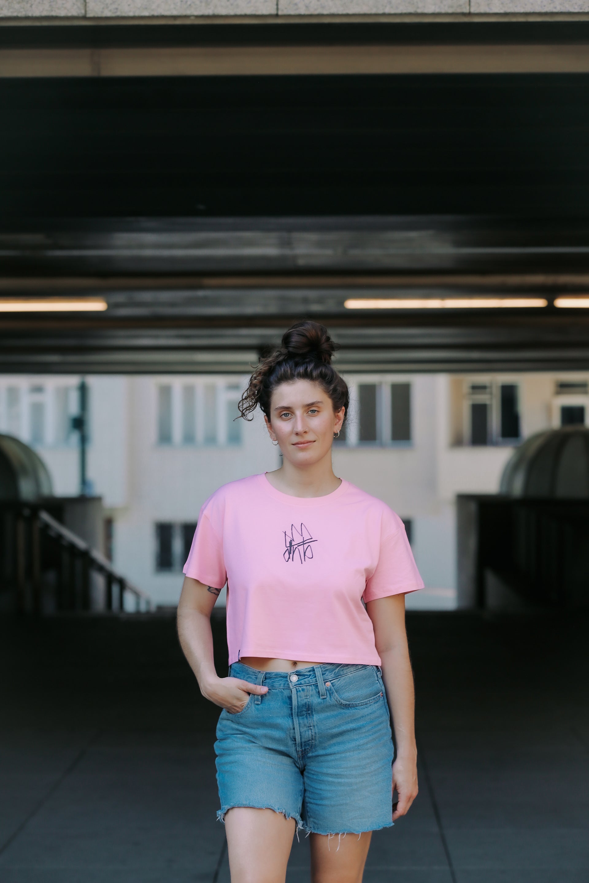 LETITROLL CROP TOP DNB QUEEN PINK