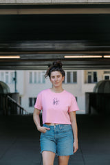 LETITROLL CROP TOP DNB QUEEN PINK