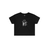 LETITROLL CROP TOP DNB QUEEN BLACK