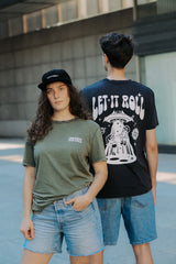 LETITROLL T-SHIRT INTO SPACE KHAKI