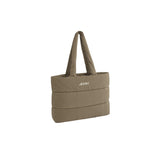 LETITROLL QUILTED BAG EARTH GREEN