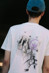 LETITROLL T-SHIRT CONNECTION by DODÁČ TATTOO ART OFF WHITE