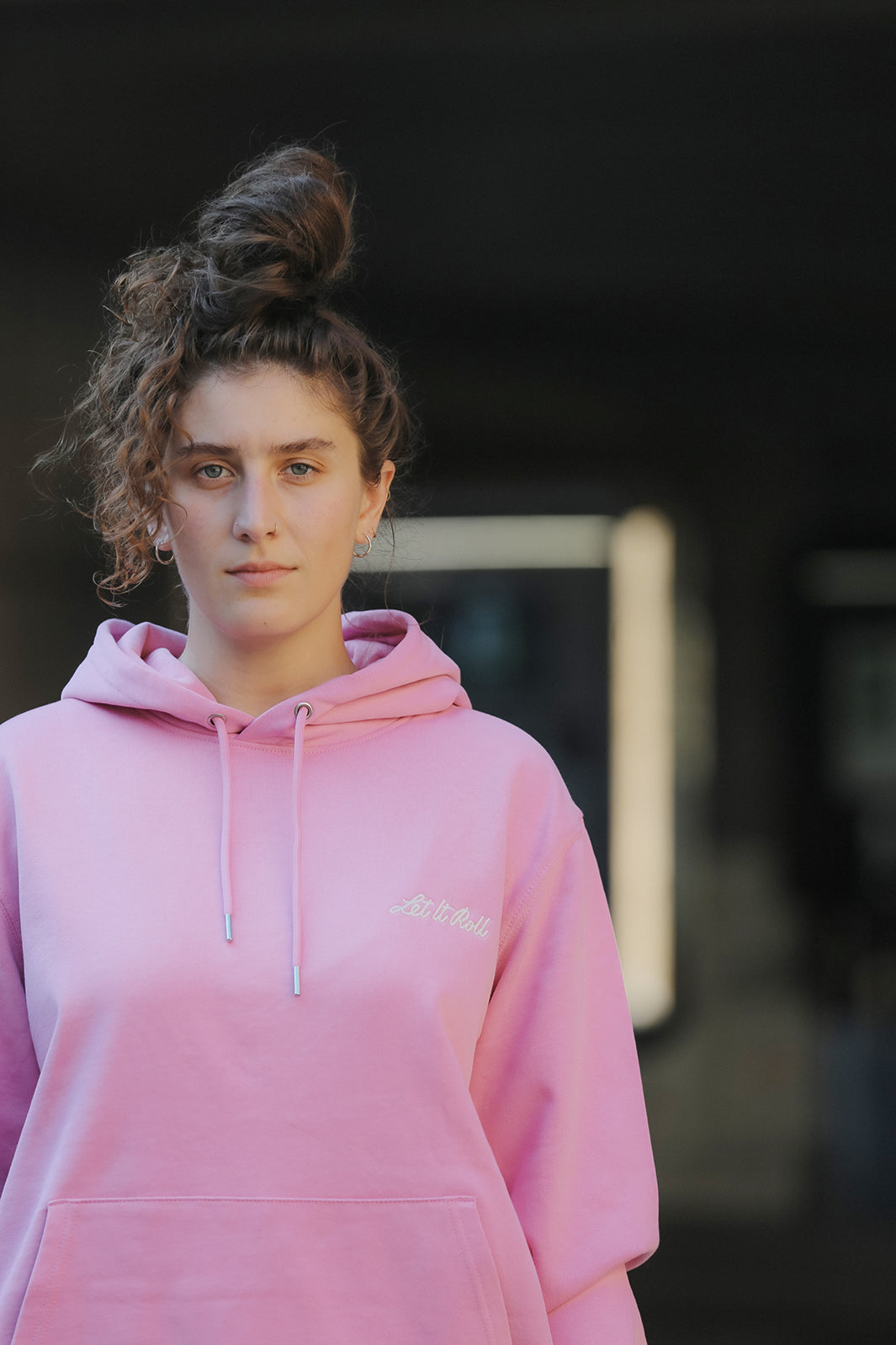 LETITROLL HOODIE BASIC LIR CALI PINK