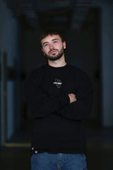 LETITROLL Mikina Orbith Crewneck Black