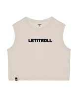 LETITROLL Dámské Croped Tílko Ivory