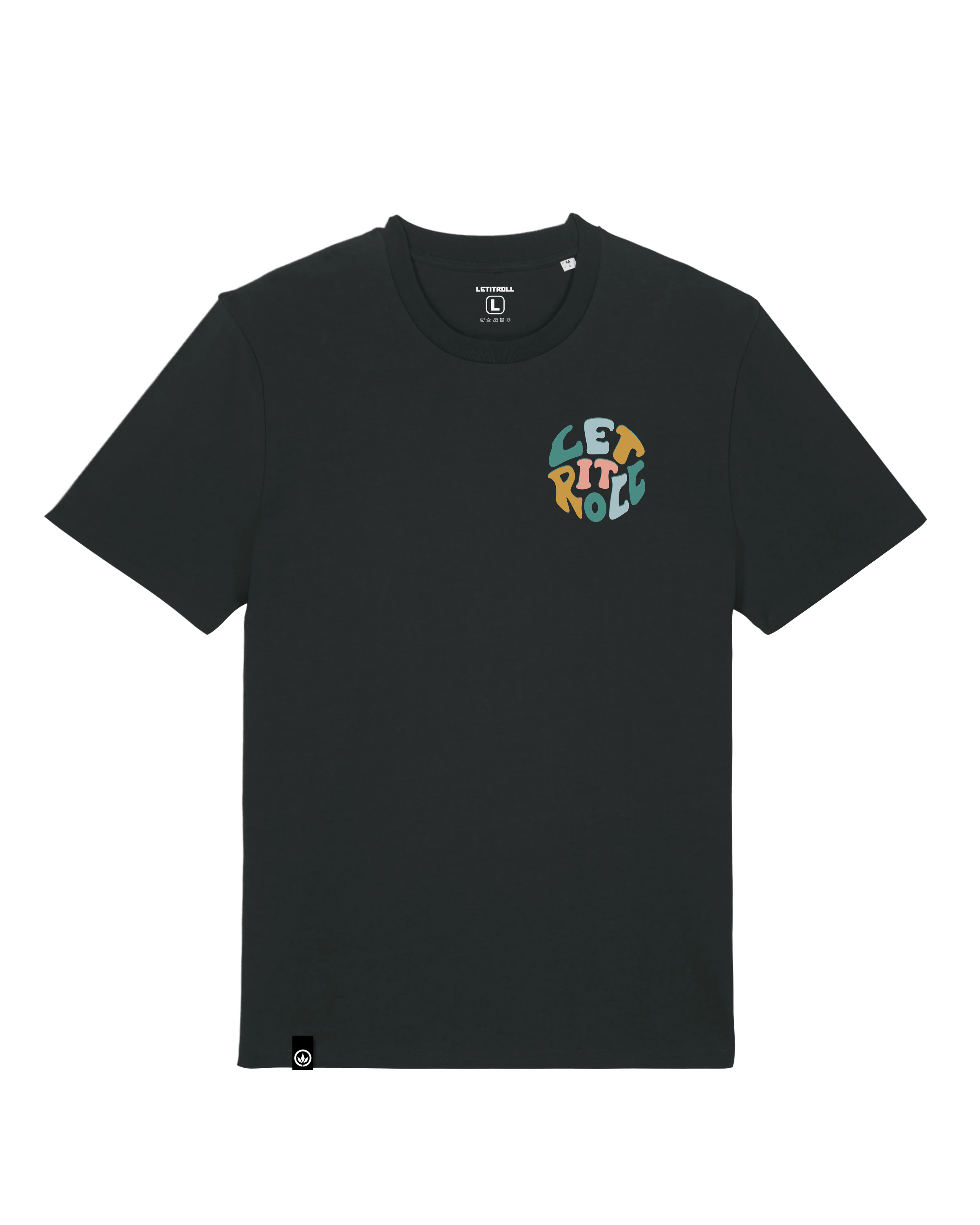 LETITROLL Triko Circle Planet Black