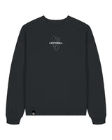 LETITROLL Mikina Orbith Crewneck Black