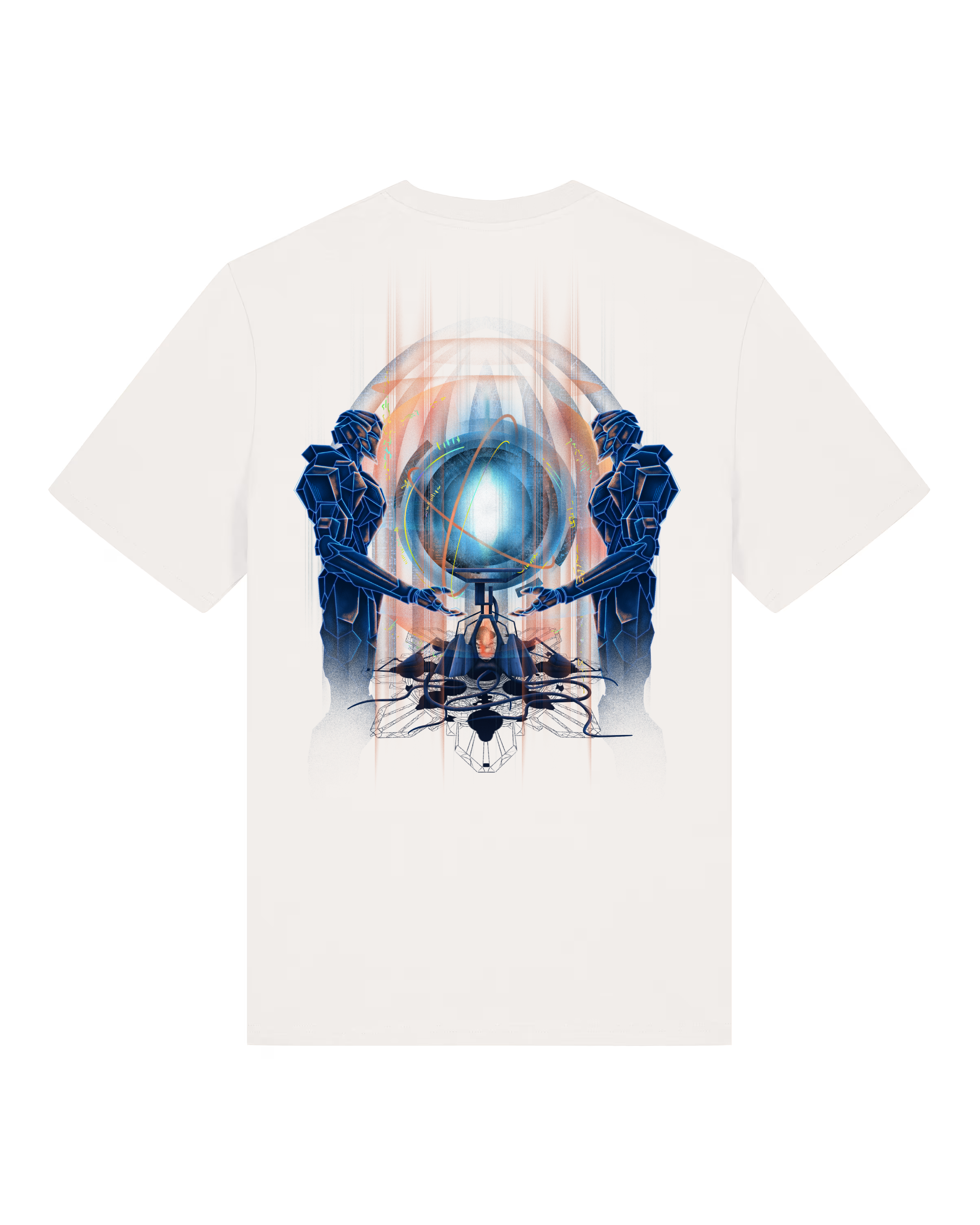 LETITROLL Triko Robots 2026 Off White
