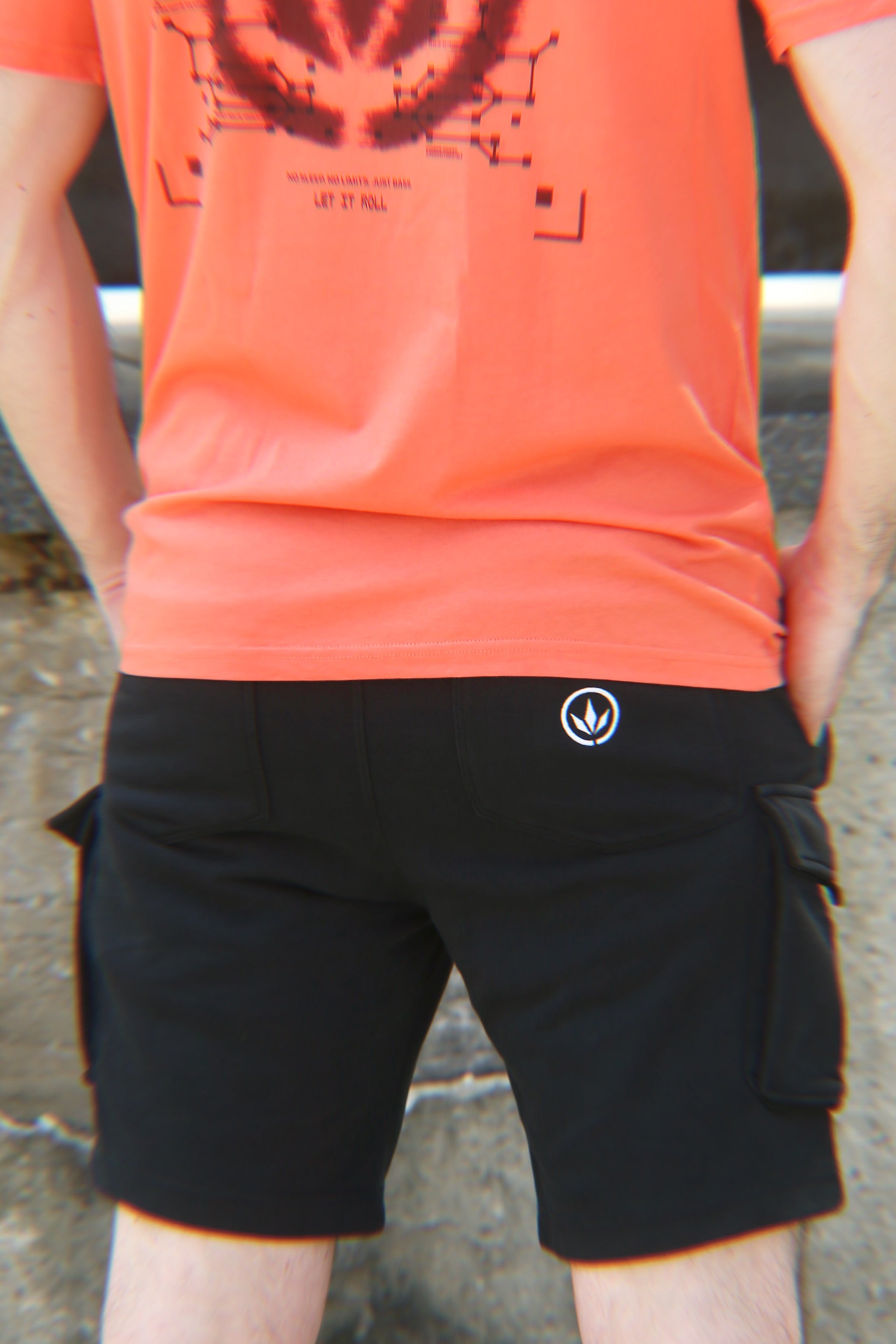 LETITROLL Kraťasy Unisex Black
