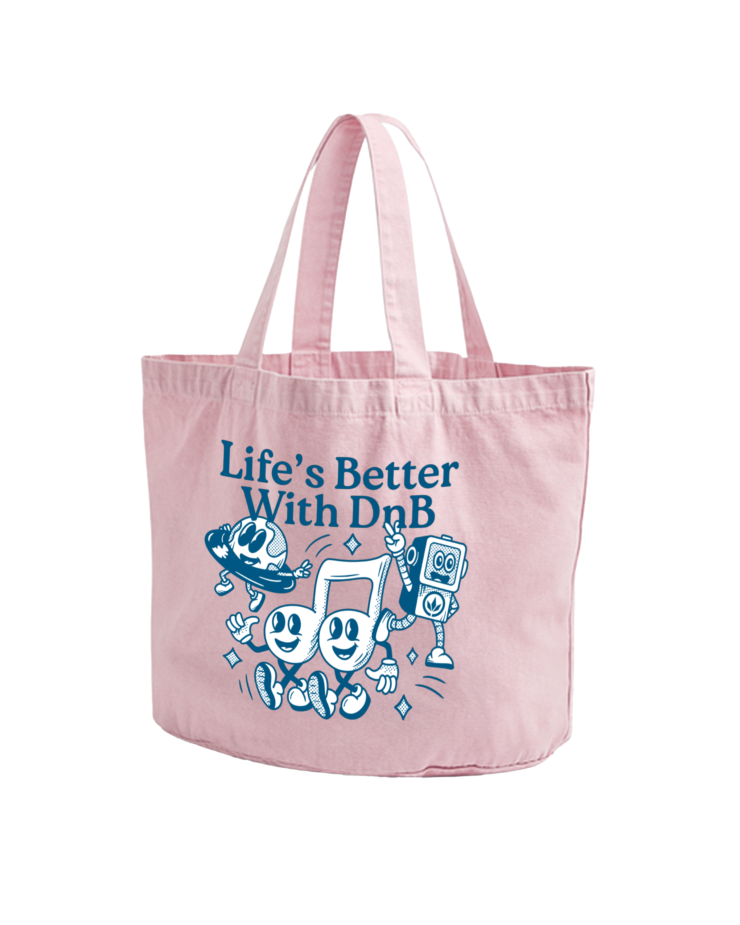 LETITROLL Canvas "Life Is Better With DnB" PINK